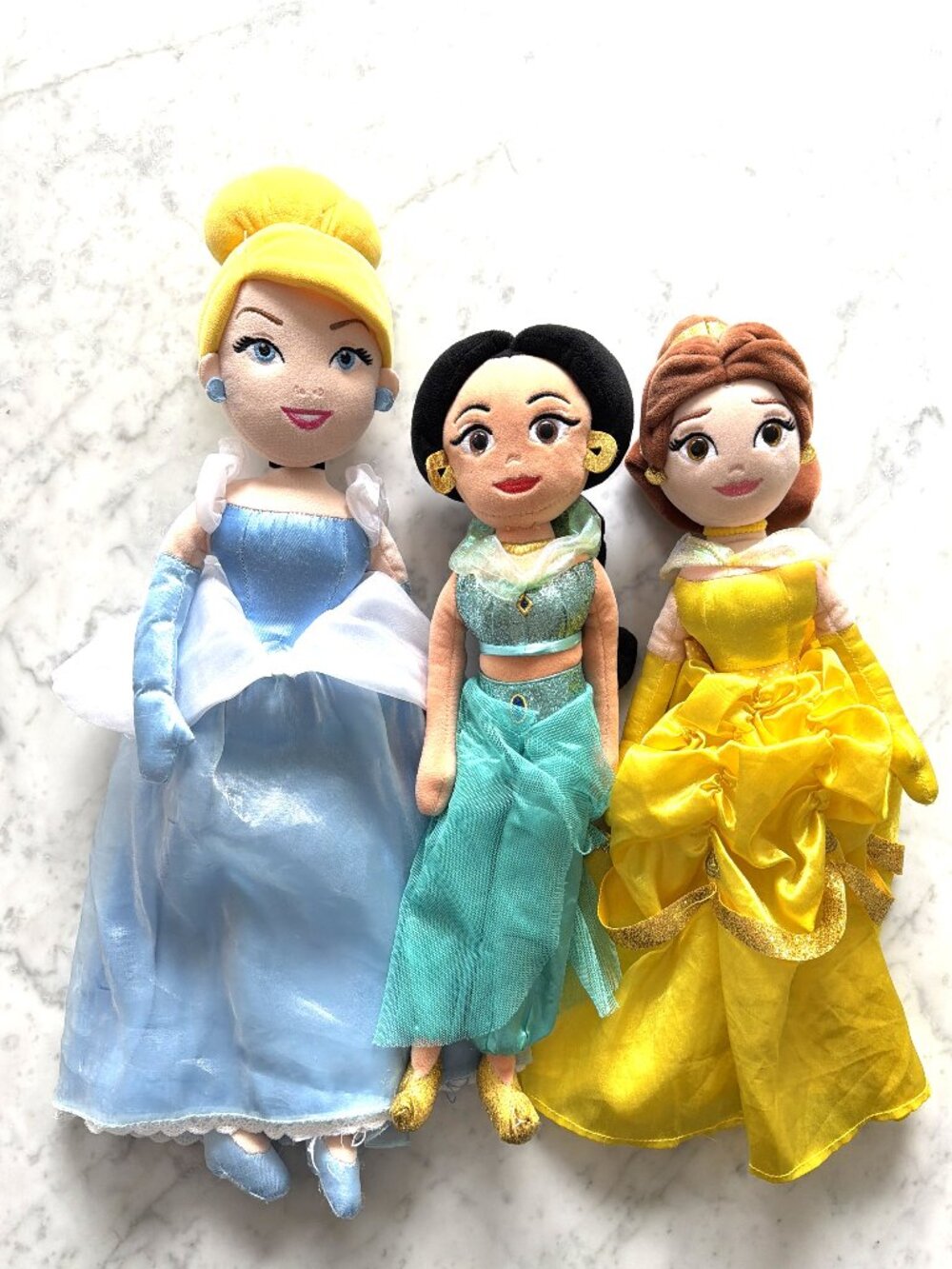 Disney Princess Dolls (3, Cinderella, Jasmine, Aurora Sleeping Beauty)